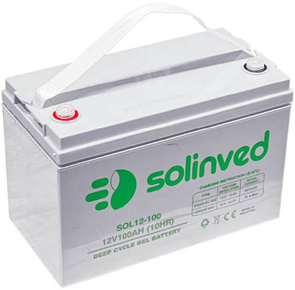 

Акумуляторна батарея Solinved 12V 100Ah, Gel