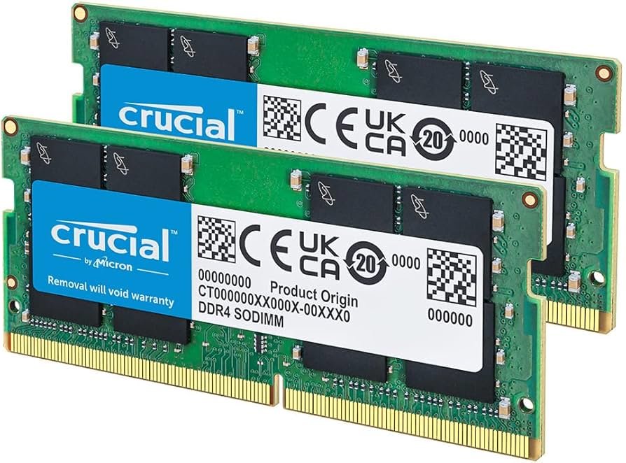 

Crucial 16 Gb (2x8GB) SO-DIMM DDR4 3200 MHz (CT2K8G4SFRA32A)