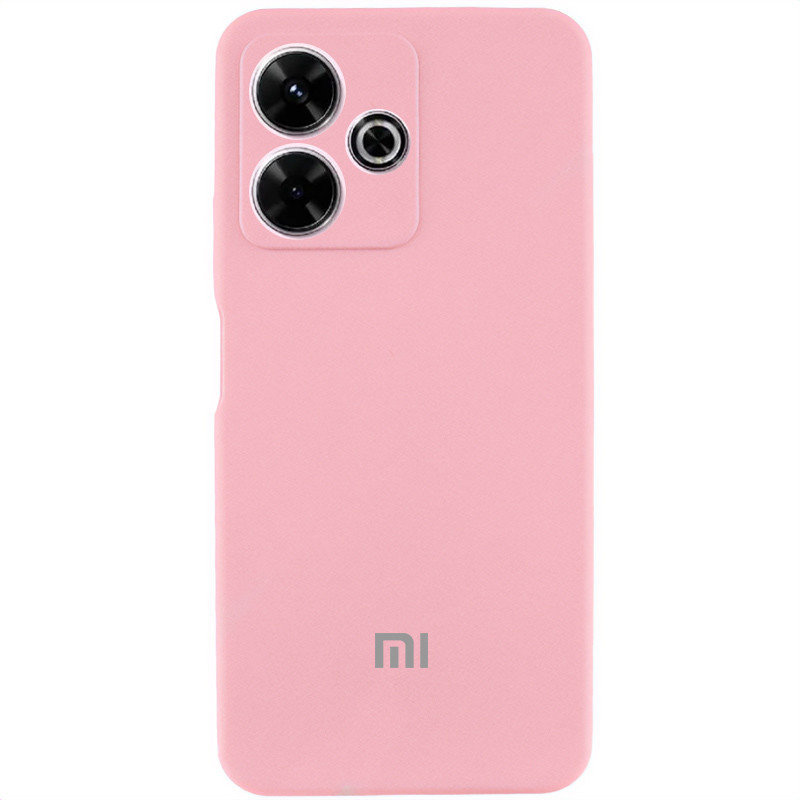 

Lakshmi Premium Silicone Case with Logo Full Camera Light Pink for Xiaomi Redmi 13 4G / Poco M6 4G