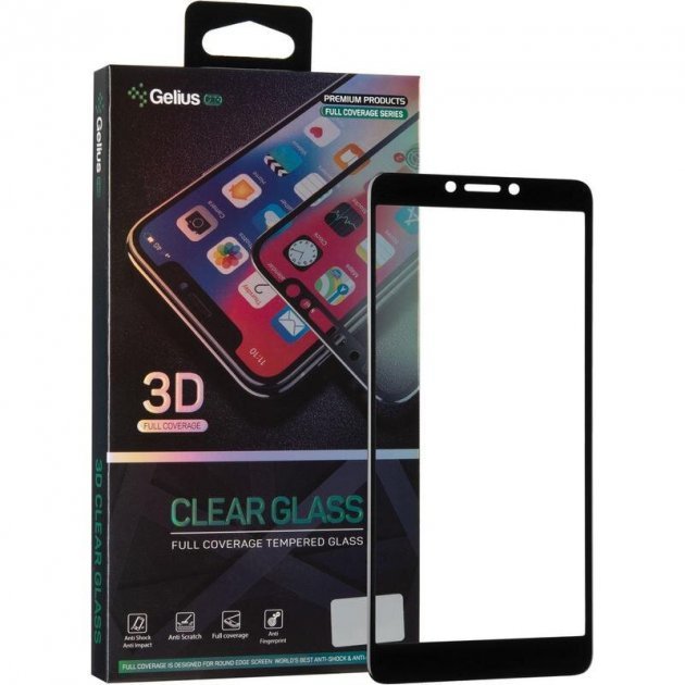 

Gelius Tempered Glass Pro 3D Black for Tecno Pop 2F