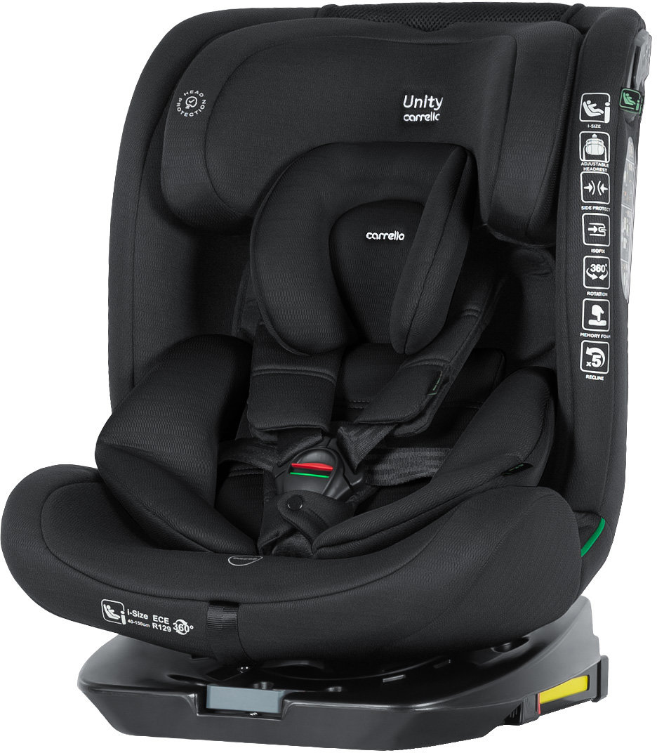 Акція на Автокресло Carrello Unity CRL-17010 Totality Black i-Size 40-150 см Isofix с поворотом від Stylus