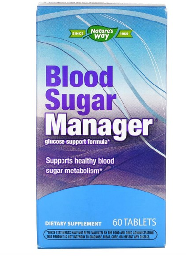 Акція на Nature's Way Blood Sugar Manager Поддержание уровня сахара в крови 60 таблеток від Stylus