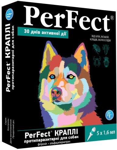 Акція на Капли PerFect для собак (фипронил) 1.6 млх5апм. (4820138346681) від Stylus