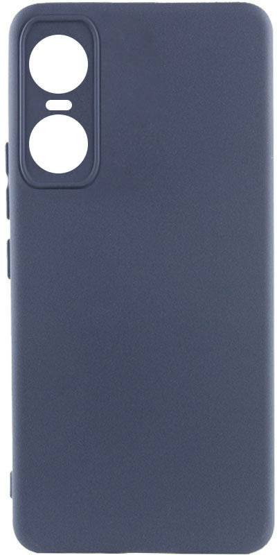 

Lakshmi Case Silicone Cover Full Camera Midnight Blue for Tecno Pop 6 Pro