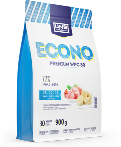 

Uns Econo Premium 900 g/ 30 servings/ Banana and Strawberry Ice Cream