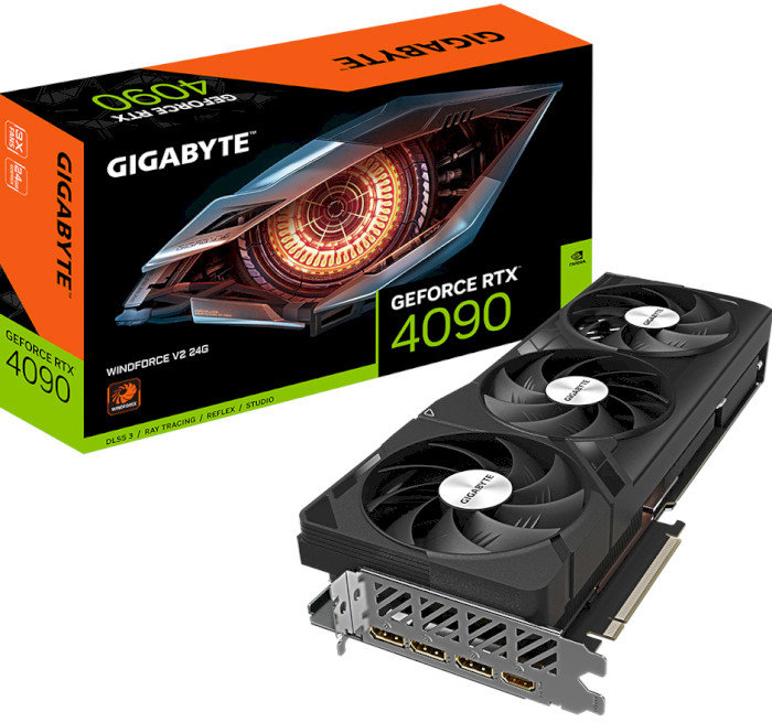 Акція на Gigabyte GeForce Rtx 4090 Windforce V2 24G (GV-N4090WF3V2-24GD) від Stylus