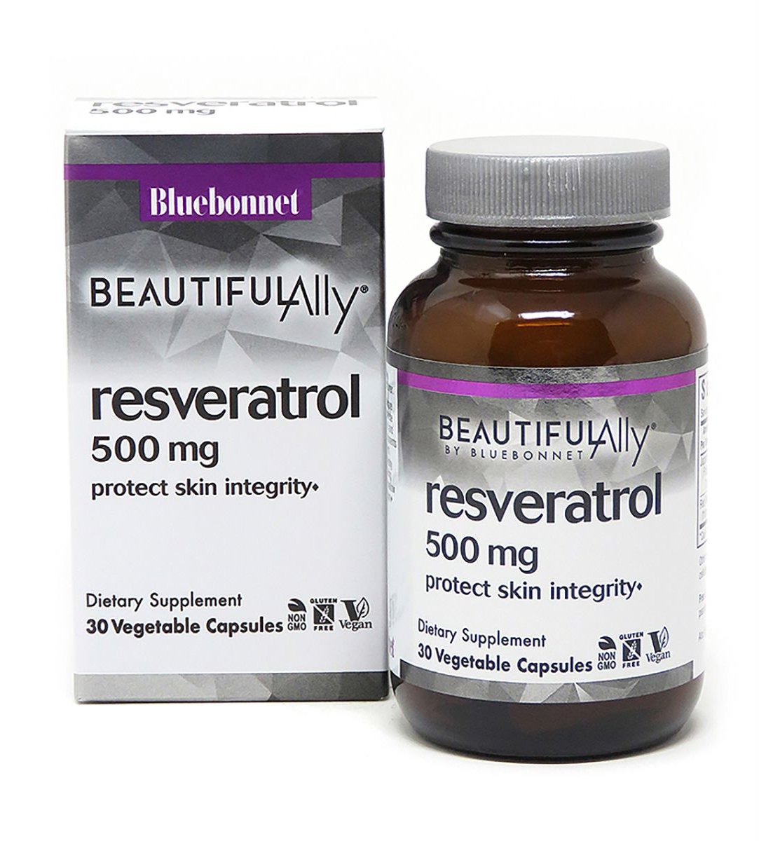 

Bluebonnet Nutrition Resveratrol, 500 mg, 30 Vegetable Capsules (BLB0878)