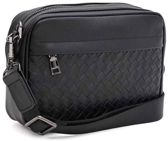 

Чоловіча сумка через плече Ricco Grande чорна (K16612bl-black)