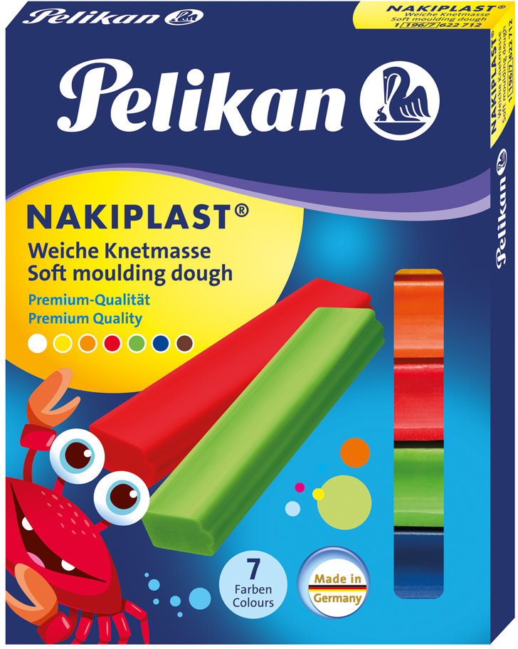 

Пластилин Pelikan Nakiplast 125г 7 цветов