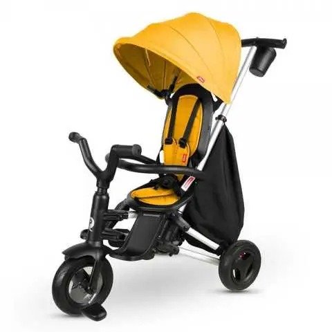 

Велосипед складной трехколесный детский Qplay Nova+ Rubber Desert Yellow