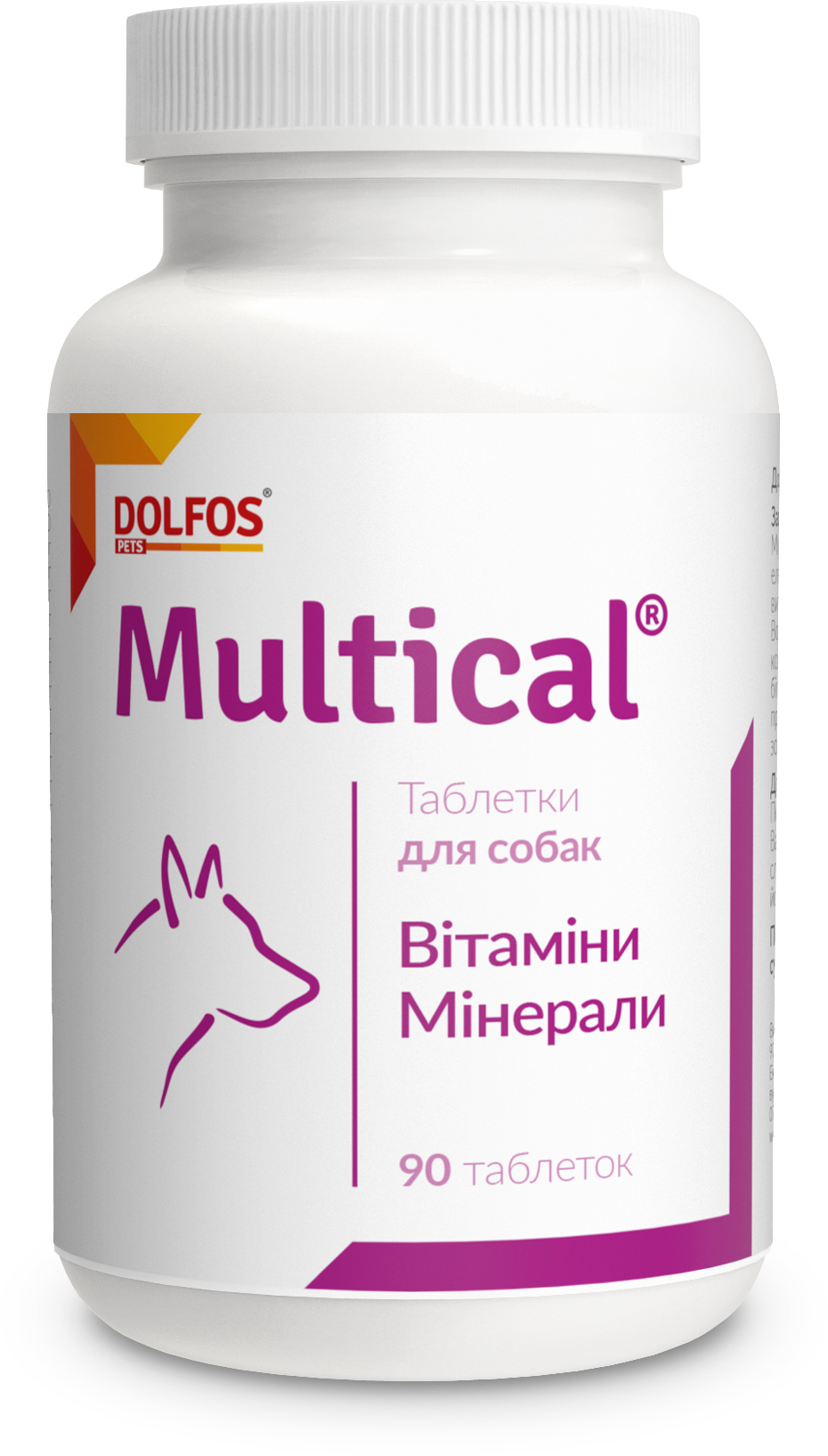 

Вітамінно-мінеральний комплекс Dolfos Multical для собак 90 табл. (125-90)