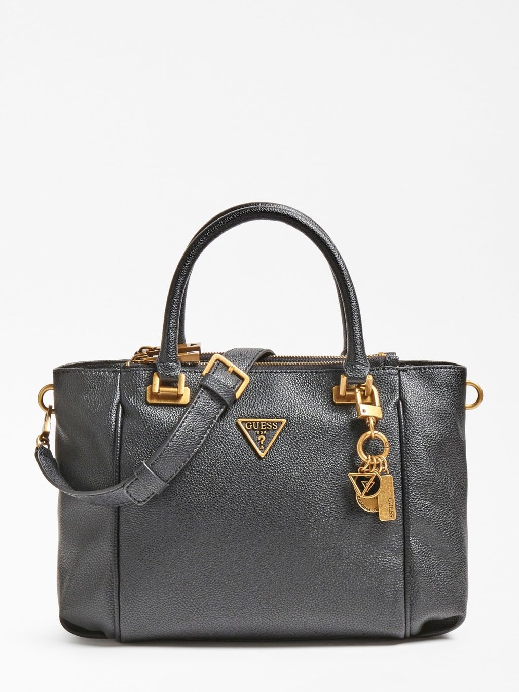 

Жіноча сумка тоут Guess Destiny Status Satchel чорна (HWVB7878060-BLA)