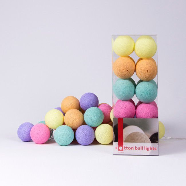 

Гирлянда Cotton ball lights на 35 шаров 5,5м, Ice Cream