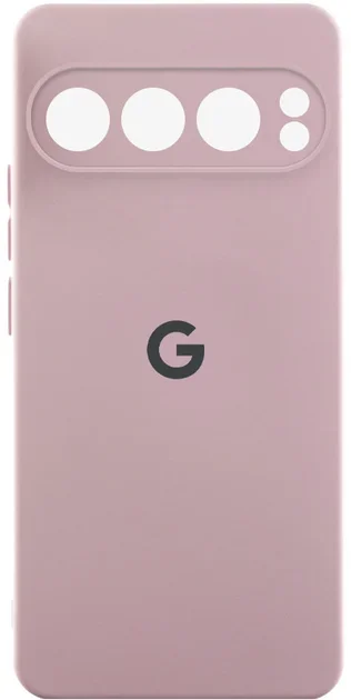 

Lakshmi Premium Silicone Case with Logo Full Camera Pink Sand for Google Pixel 9 Pro Xl