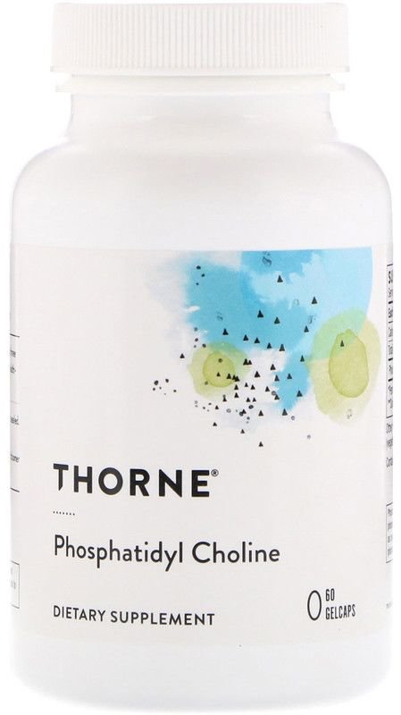 

Thorne Research Phosphatidyl Choline 60 Gelcaps Фосфатидилхолін