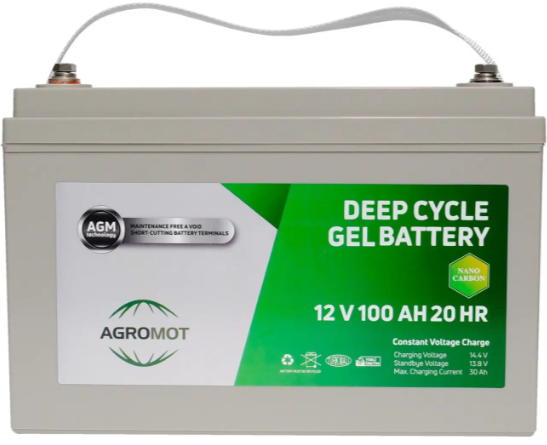 

Акумуляторна батарея Agromot 12V 100Ah