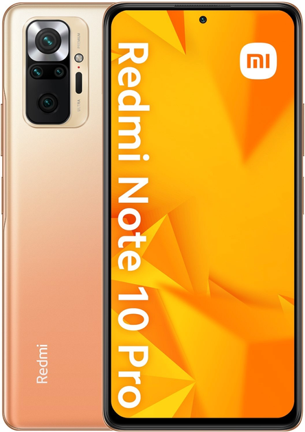 

Смартфон Xiaomi Redmi Note 10 Pro 5G 8/256Gb Gradient Bronze Approved Вітринний зразок