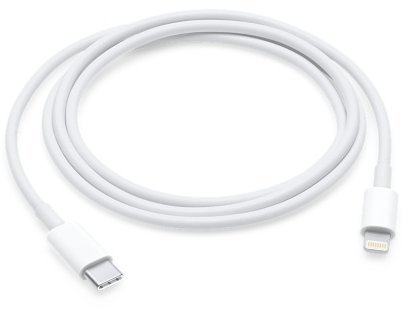 Акція на Apple Cable USB-C to Lightning 1m White (MK0X2 / MQGJ2 / MM0A3) від Stylus