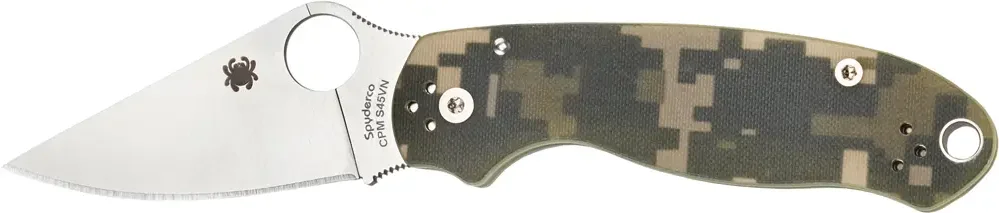 Акція на Spyderco Para 3 Black Blade Cpm S45VN G-10 camo (87.15.80) від Stylus