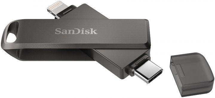 

SanDisk 256GB iXpand Drive Luxe Type-C / Lightning Black (SDIX70N-256G-GN6NE)