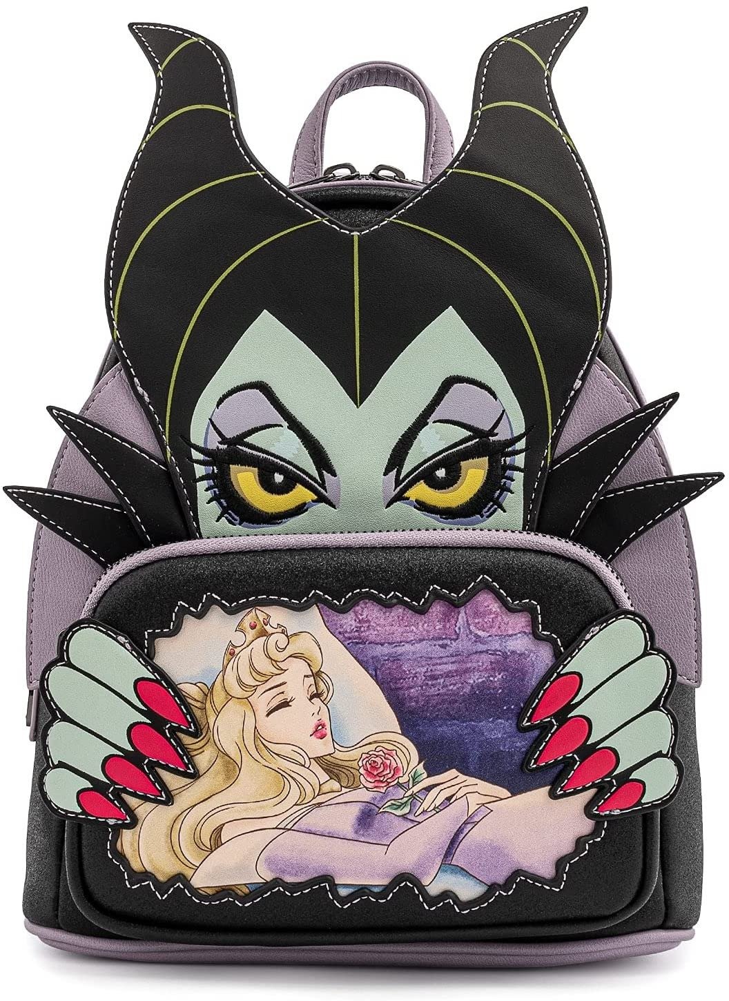 Акція на Рюкзак Loungefly Disney - Villains Scene Maleficent Sleeping Beauty Mini Backpack (WDBK1640) від Stylus