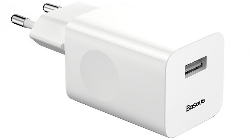 Акція на Baseus Usb Wall Charger Quick Charge 3.0 24W White (CCALL-BX02) від Stylus