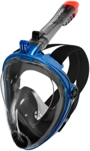 Акція на Полнолицевая маска Aqua Speed Spectra 2.0 9918 черный, синий Уни L/XL (247-10) від Stylus