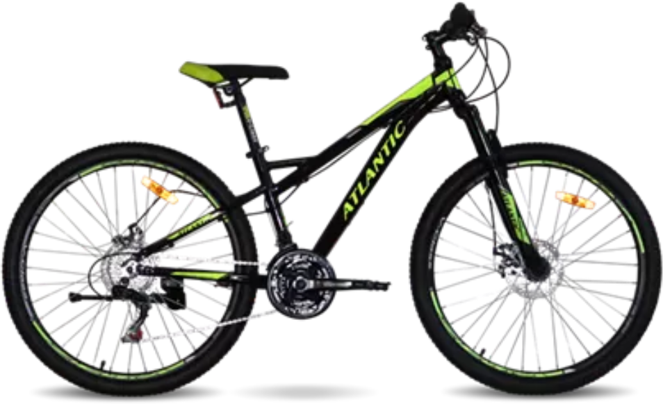 

Велосипед Atlantic 2024' 26" Rekon Nx A1NX-2636-BL XS/14"/36см (0707) black/lime