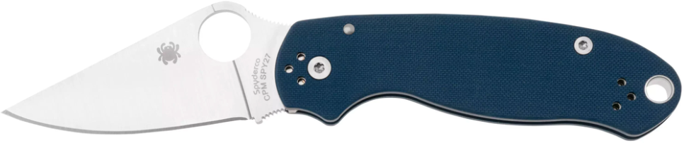 Акція на Spyderco Para 3 G-10 cobalt blue (C223GPCBL) від Stylus