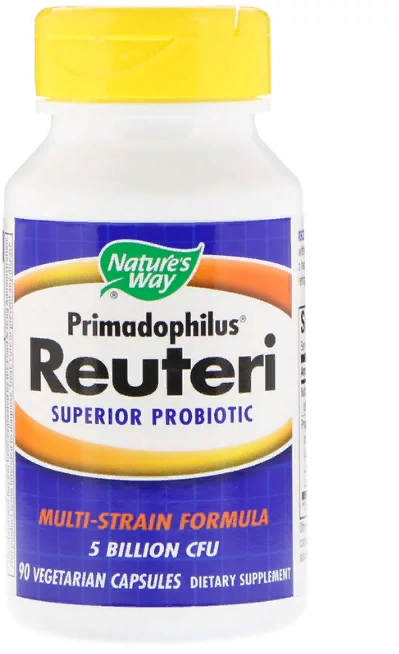 

Nature's Way, Primadophilus Reuteri, Superior Probiotic, 90 Vegetarian Capsules (NWY-15024)