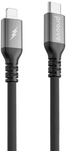 

Proove Cable USB-C для Lightning ReGen Silicone 27W 2m Black (CCRS60002121)