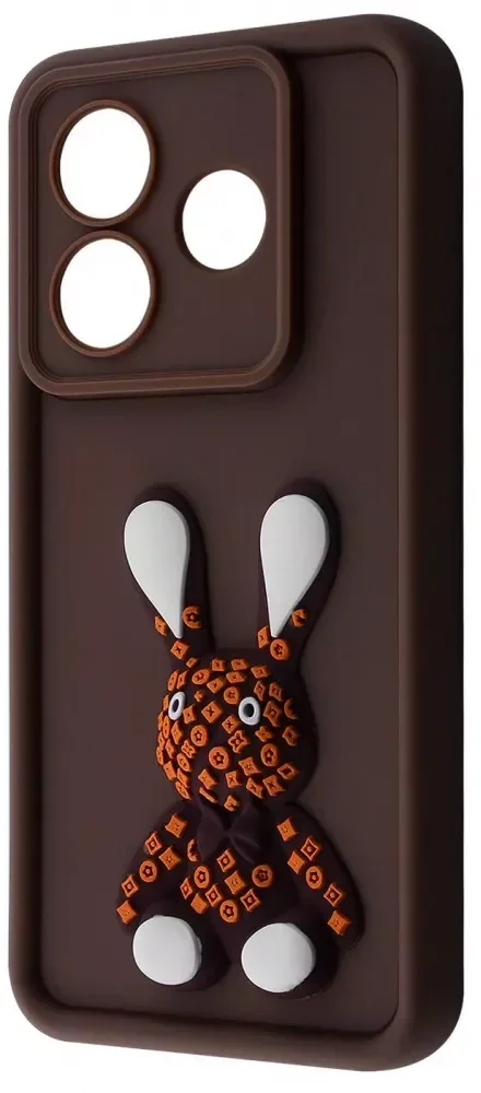 

Mobile Case Pretty Things Brown/Rabbit for Xiaomi Redmi Note 14 5G