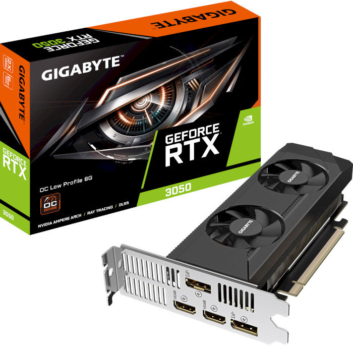 Акція на Gigabyte GeForce Rtx 3050 Oc Low Profile 6G (GV-N3050OC-6GL) від Stylus