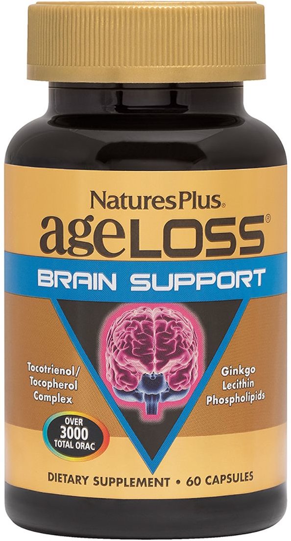 Акція на Natures Plus AgeLoss Brain Support, 60 Capsules (NTP8011) від Stylus