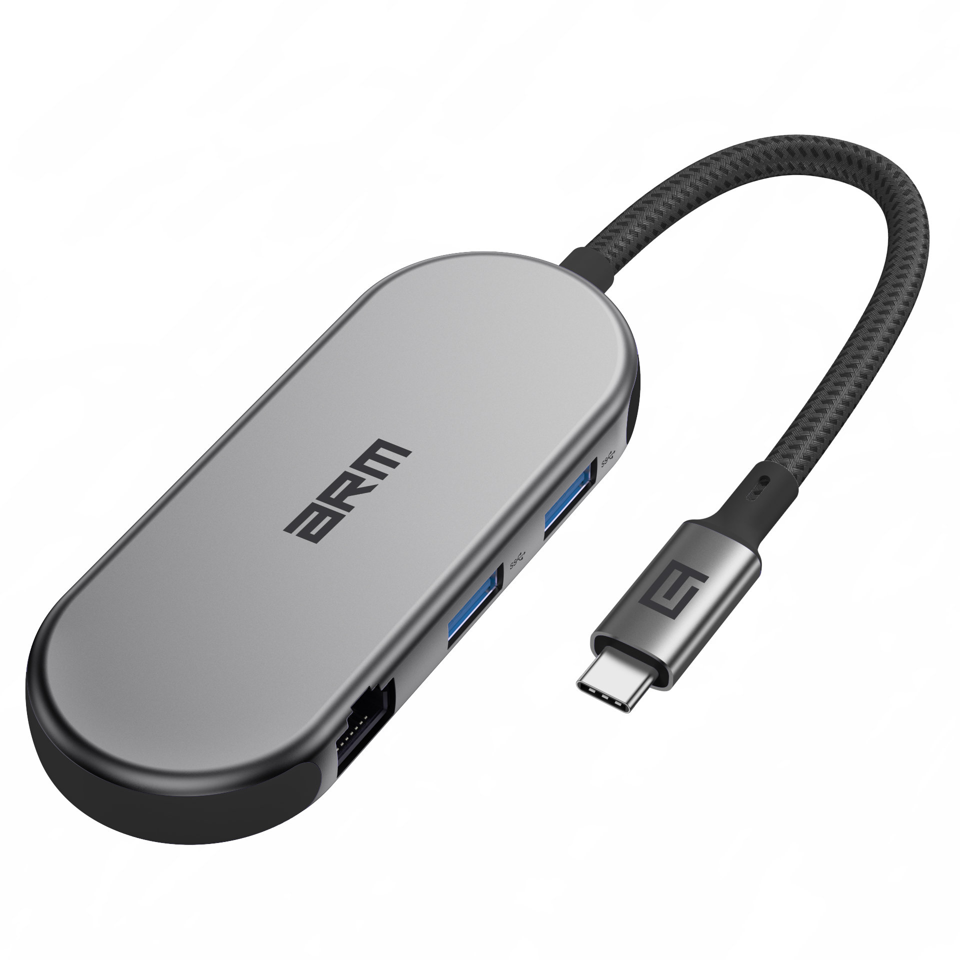 Акція на ArmorStandart Adapter USB-C to HDMI+RJ45+USB-C+2xUSB+TF/SD Grey (ARM69365) від Stylus