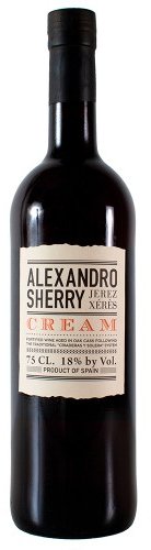 

Херес, Alexandro, Cream, 18%, белое сладкое, 0,75 л (PRV8437007529494)