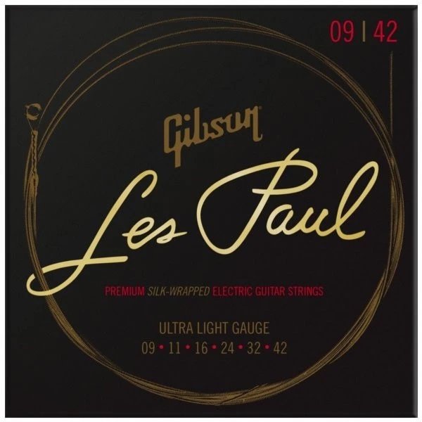 

Струны для электрогитар Gibson SEG-LES Les Paul Premium Electric Guitar Strings 9-42 ULTRA-LIGHT