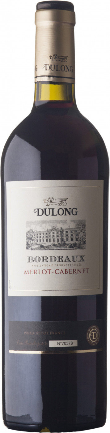 

Вино Dulong Bordeaux MERLOT-CABERNET, красное сухое, 0.75л 12-12.5% (STA3272810128725)