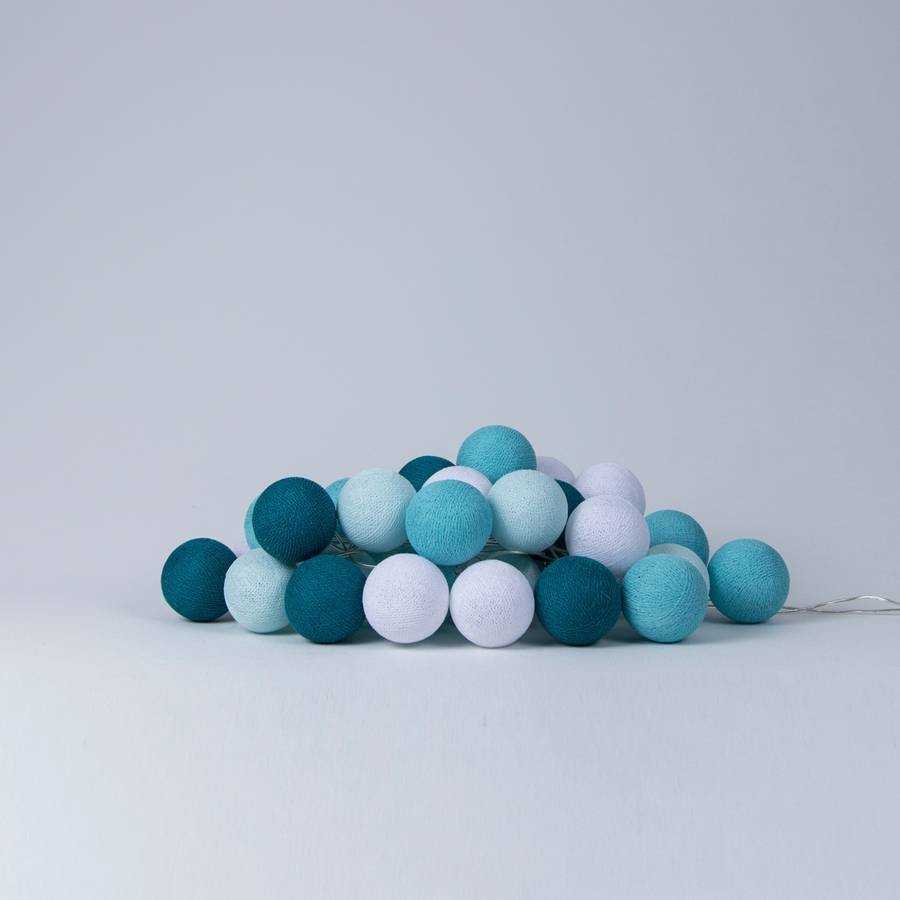

Гирлянда Cotton ball lights на 20 шаров 3,8м, Aqua