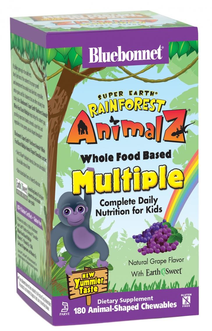 

Bluebonnet Nutrition Rainforest Animalz Multiple 180 Chewables