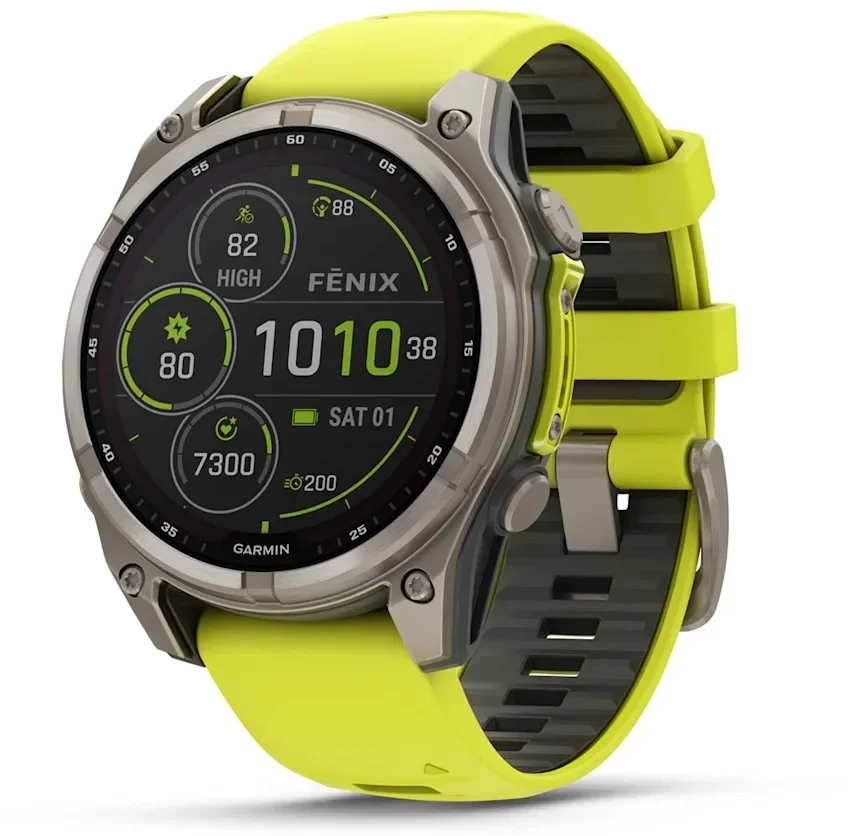 Акція на Garmin Fenix 8 Solar 47mm Sapphire Titanium with Amp Yellow/Graphite Silicone Band (010-02906-21) від Stylus