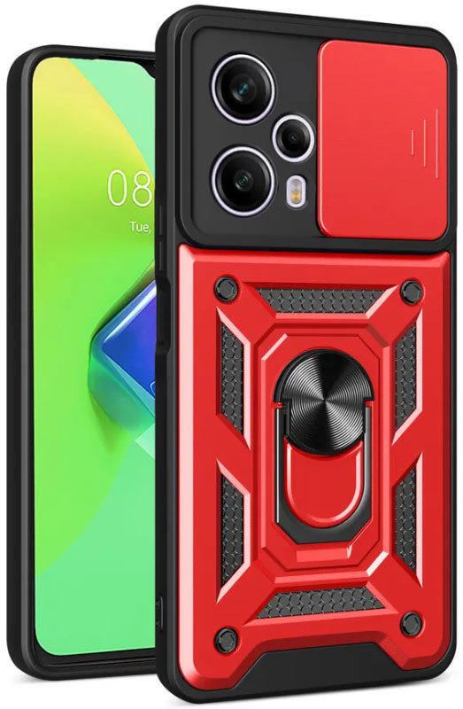 

Mobile Case Camshield Serge Ring Red for Xiaomi Poco F5 / Note 12 Turbo