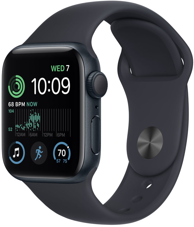 

Apple Watch Se 2 40mm Gps Midnight Aluminum Case with Midnight Sport Band (MNJT3) Ua