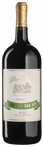 

Вино La Rioja Alta Gran Reserva 904 2015 красное сухое 1.5 л (BWR9170)