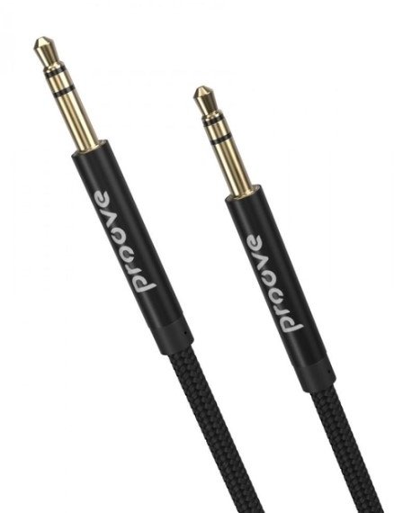 Акція на Proove Audio Cable Aux 3.5mm Jack Weft 1m Black від Stylus