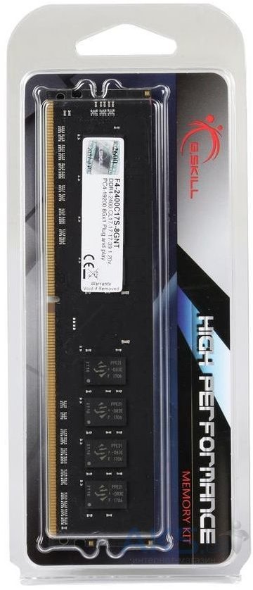 

G.Skill 8 Gb DDR4 2400 MHz (F4-2400C17S-8GNT)