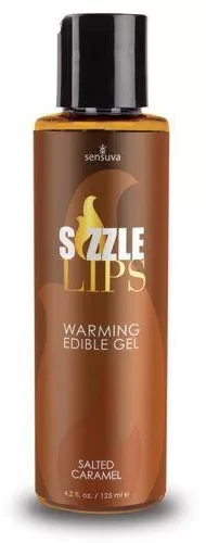 

Согревающий массажный гель Sensuva - Sizzle Lips Salted Caramel (125 мл)