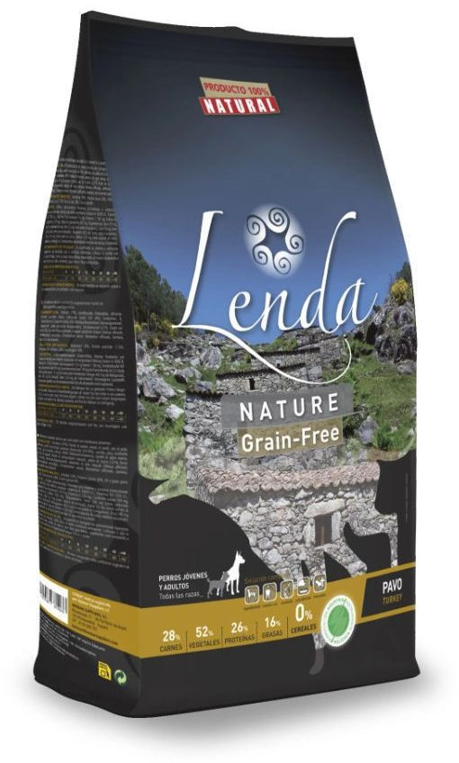 Акція на Сухой беззерновой корм Lenda Grain-Free Turkey с индейкой для собак с пищевой чувствительностью 3 кг (8431539371033) від Stylus