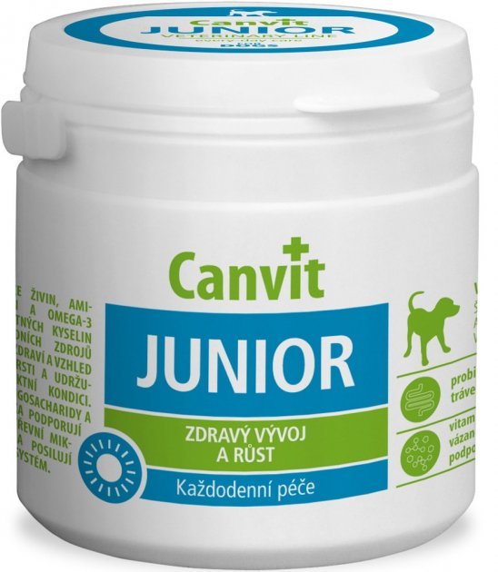 Акція на Витаминная добавка Сanvit Junior для щенков и молодых собак 100 г (can50720) від Stylus