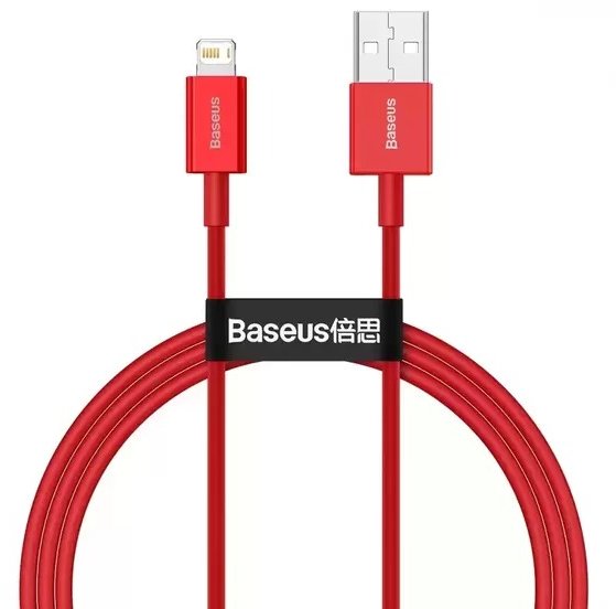 

Baseus Usb Cable to Lightning Super Fast Charging 1m Red (CALYS-A09)